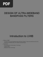 Design of Ultra Wide Band Bandpass Filters