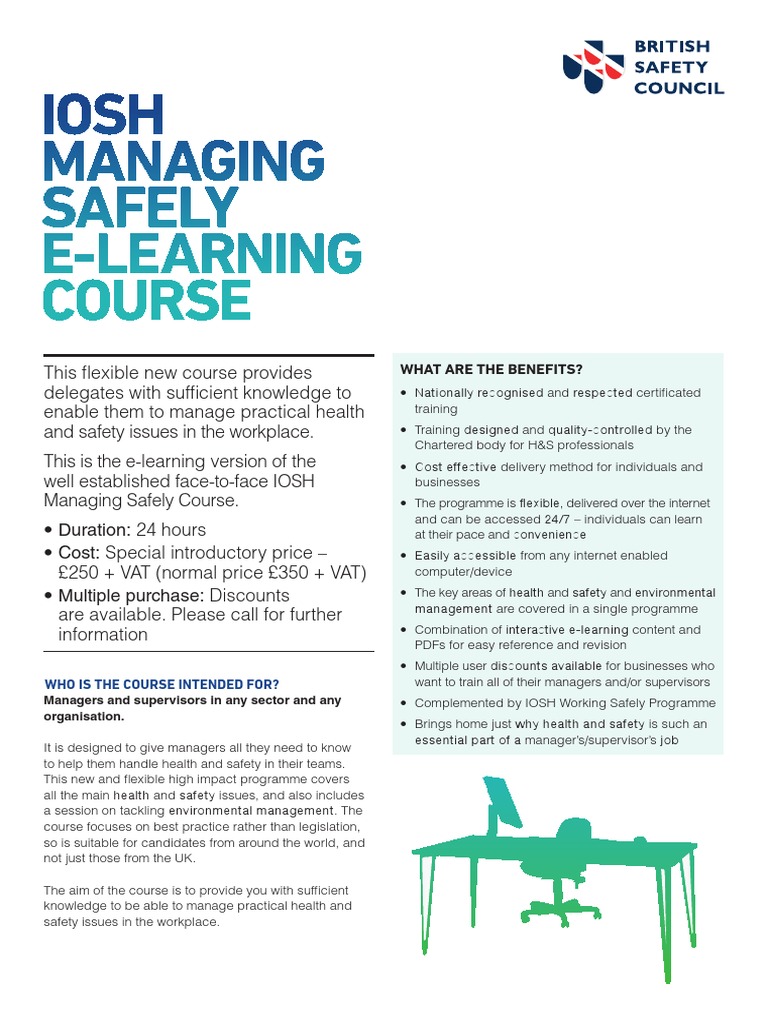IOSH Managing Safely E-Learning Course | PDF | Occupational Safety And ...