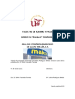 Análisis Económico-Financiero de Makro España S.A.