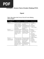 TTCT Creativity Evaluation Guide | PDF | Creativity | Drawing
