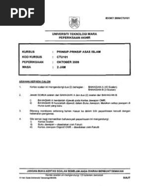 Past Year Ctu 101 Pdf
