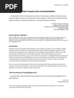 Download Power Density Radio Frequency Non Ionizing Radiation by BioElectricShield SN27837731 doc pdf