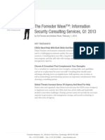 Forrester Wave Informatin Security Consulting Services Q1 2013