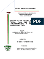 Diseño de un sistema de puesta a tierra para una terminal de almacenamiento y reparto de combustible