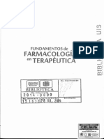 Fundamentos en Farmacologia en Terapeutica