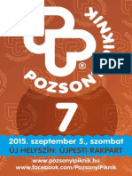 Pozsonyi Piknik - 2015 Programfüzet