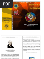 Prontuario Leonistico Del Distrito B-3