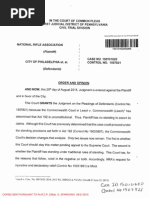 NRA v City of Philadelphia