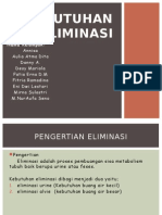 Kebutuhan Eliminasi POWER POINT