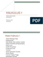 Kalkulus 1 PDF