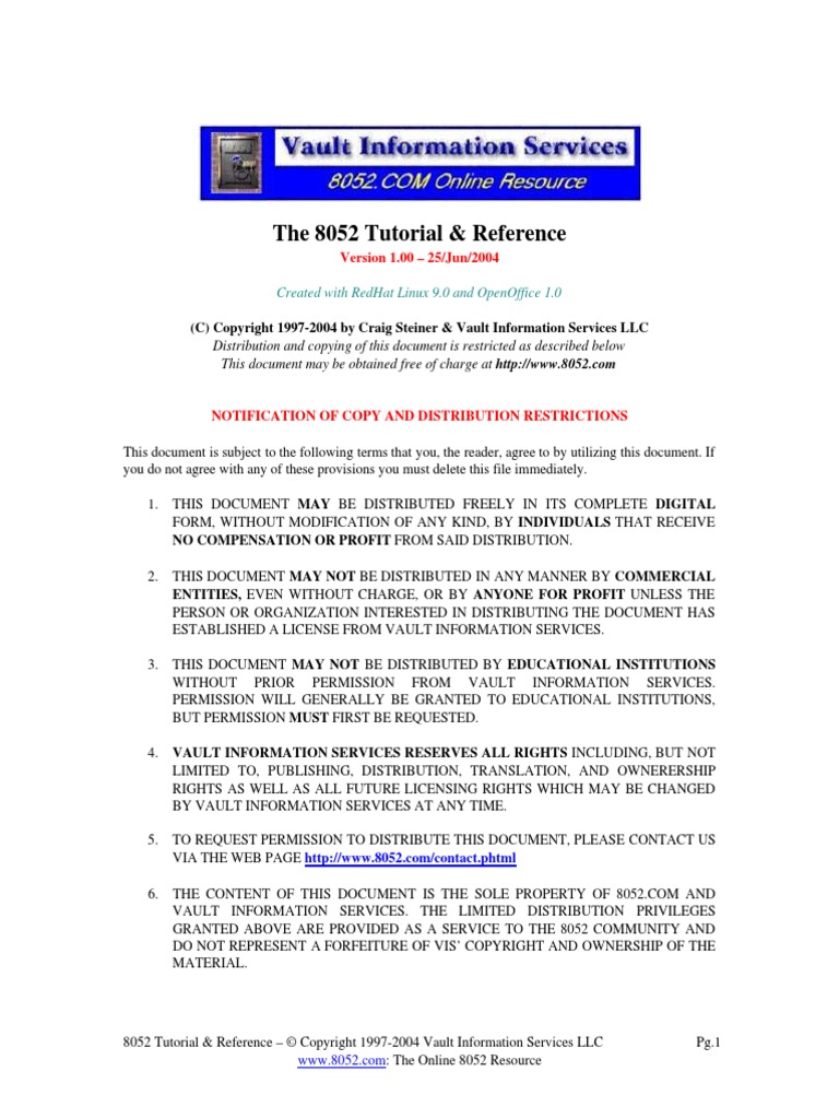 Tutorial Reference | PDF | Microcontroller | Random Access Memory