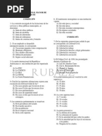 Pregunta de Civica Examen Admision UNMSM Por Años