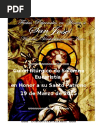 Guion - Misa Solemne a San Jose 2015