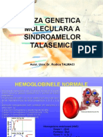 Curs 3. Baza Genetica Molecular A A Sindroamelor Talasemice