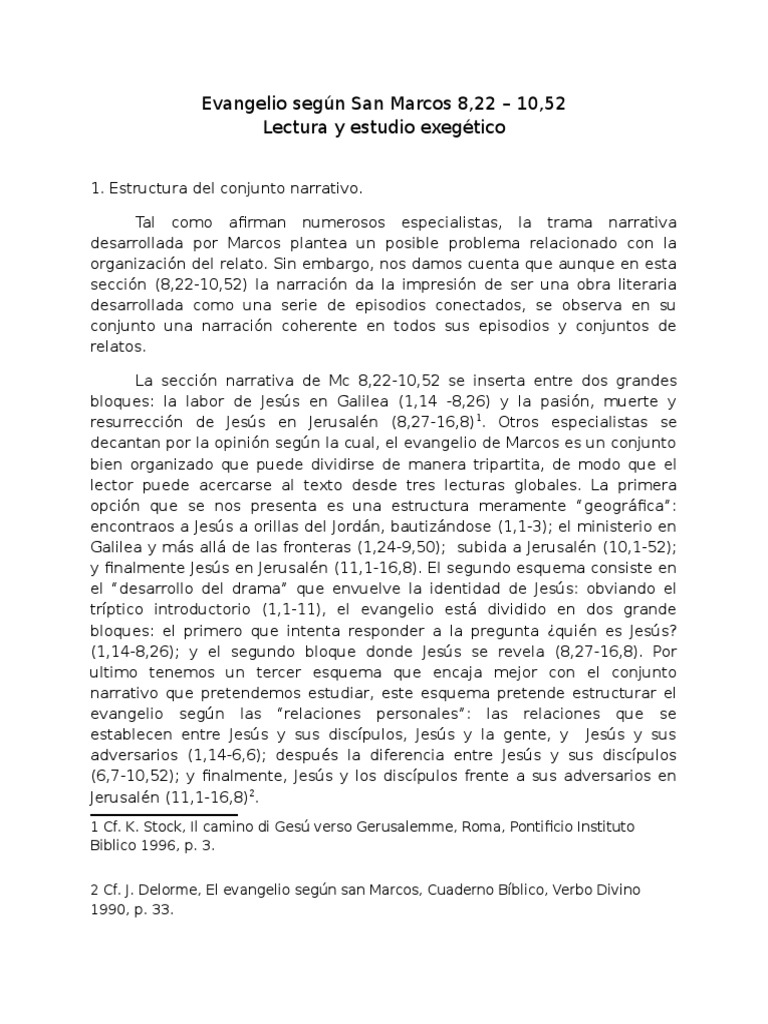 Evangelio Según San Marcos 8 | PDF | La resurrección de Jesús | Evangelios