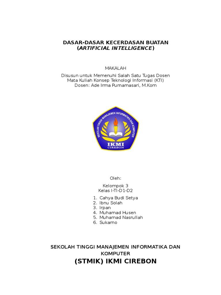 Etika dan Dasar Kecerdasan Buatan | PDF