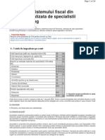 O Analiza A Sistemului Fiscal Din Romania Realizata de Ernst & Young Romania