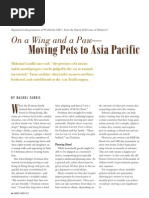 Download Moving Pets to Asia - PetRelocation Article for Mobility Magazine by Rachel Farris by PetRelocationcom SN27847486 doc pdf