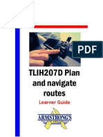 TLIH207D - Plan and Navigate Routes - Learner Guide