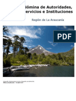 Nómina de Autoridades Región de La Araucanía - Abril 2015