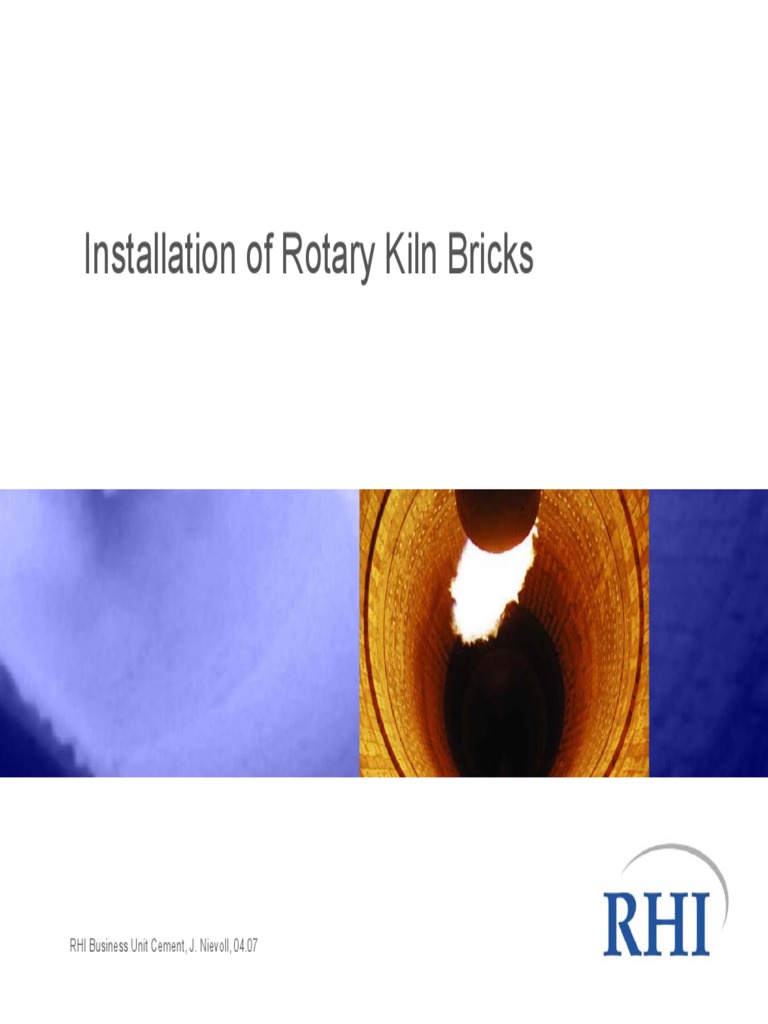 Rotary Kiln Brick Installation Guide | PDF | Refractory | Brick