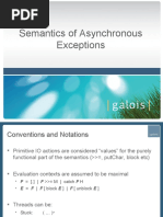 The Semantics of Asynchronous Exceptions