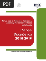 Planea Diagnóstica 2015sacar Desempeño - 2016