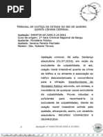 Apelação Criminal Tj Rj Coação Moral Irresistível