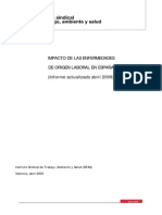 Mortalidad y Morbilidad de Origen Laboral-Informe 2009