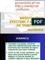 3.6 Negociaciones en Las Relaciones y Manejo de Conflictos