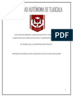 Enfoque de Sistemas en El Desarrollo de Las Organizaciones