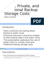 Cloud Vs Other Backup Storage Costs