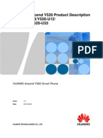 D All Product Smartphone Y Series Y520-U22 HUAWEI Y520 Smart Phone Product Description V1.0