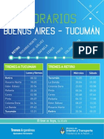 Horarios Bsas Tucuman