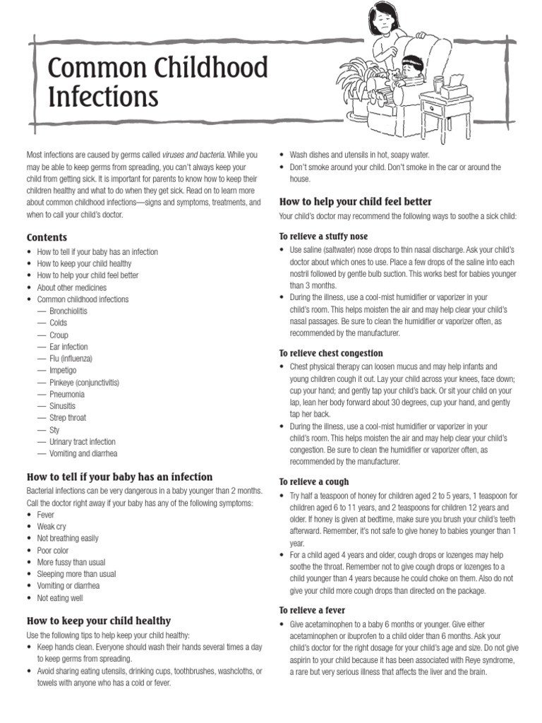 Common Child Infections | PDF | Wellness