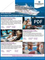 Would You Like To Be Part of The Inaugural Visit by The Amazing Norwegian Star Ship?