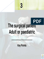 The Surgical Patient Adult or Paediatric: Key Points