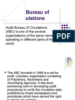 Audit Bureau of Circulations IMP.