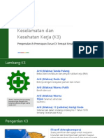 Dasar-Dasar Keselamatan Dan Kesehatan Kerja (K3)