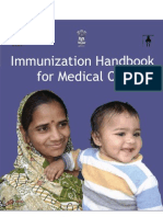 Routine Immunization Immunization Handbook For Medical Officers