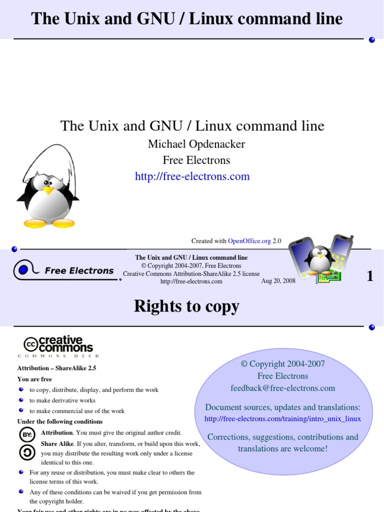 Unix/Linux Command Line Guide | PDF | Command Line Interface | Unix