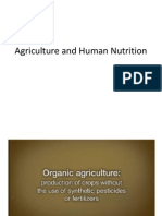 Agriculture and Human Nutrition