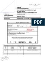 V-31P0-0001-A-0011 - 2 - 001 - Hydrostatic Test Procedure For Pipeline PDF