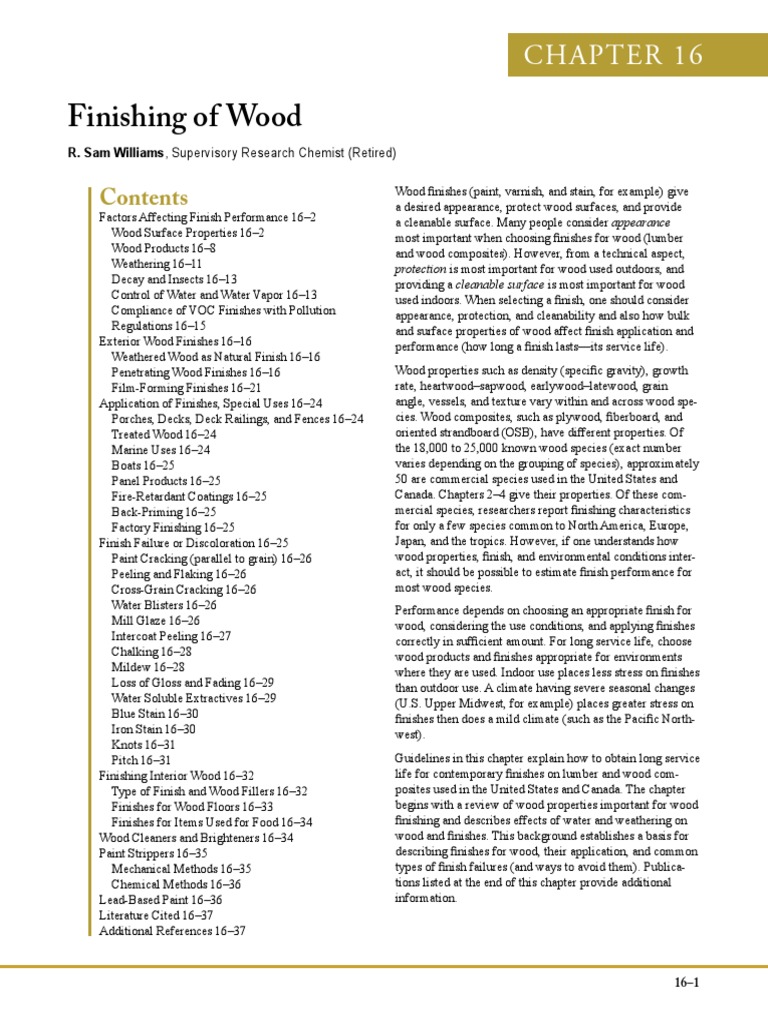 Finishing of Wood PDF Wood Relative Humidity