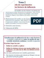 ANOVA Multifactorial