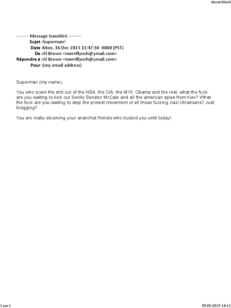 Email Critique of Political Inaction | PDF