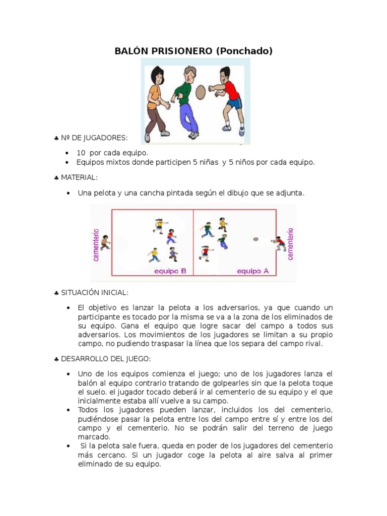 BALÓN PRISIONERO Ponchado Pelota Lanzador