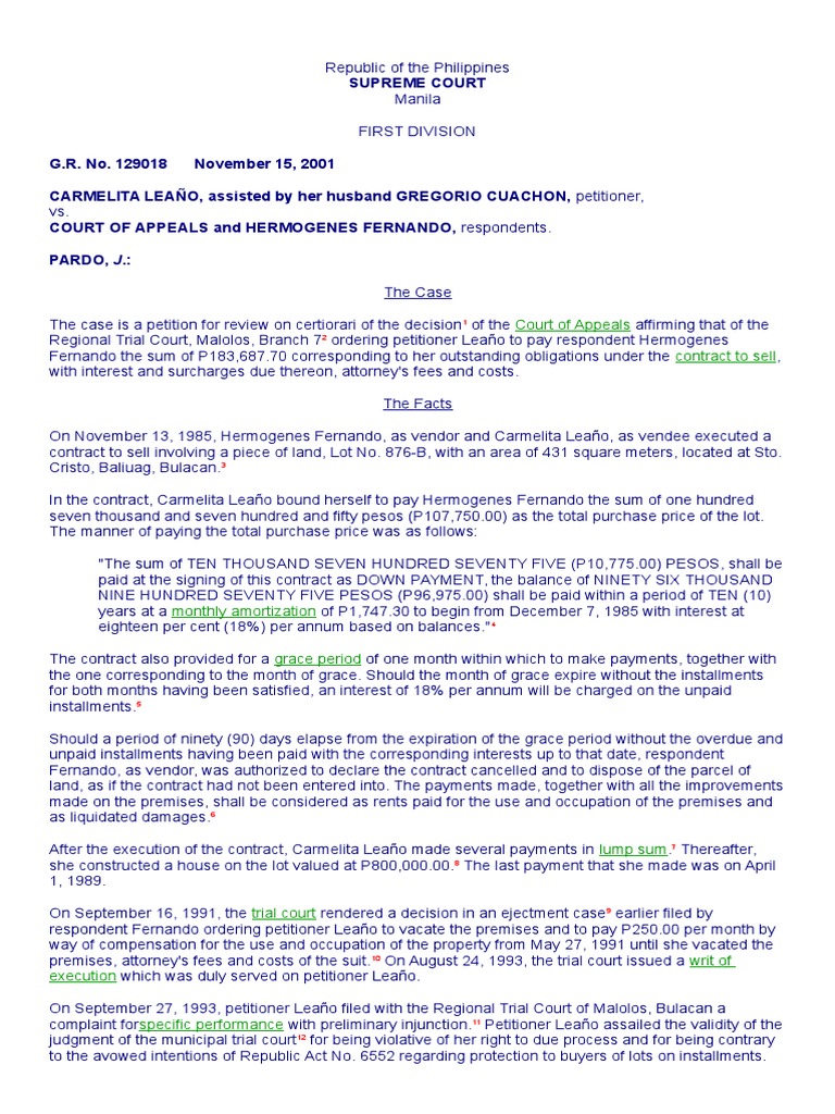 Supreme Court Ruling on Land Sale Dispute | PDF | Deed | Ownership