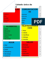 LUP Listado Único de Palabras Equipo # 1