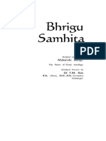 Bhrigu Samhita - The Ancient Hindu Astrology Text
